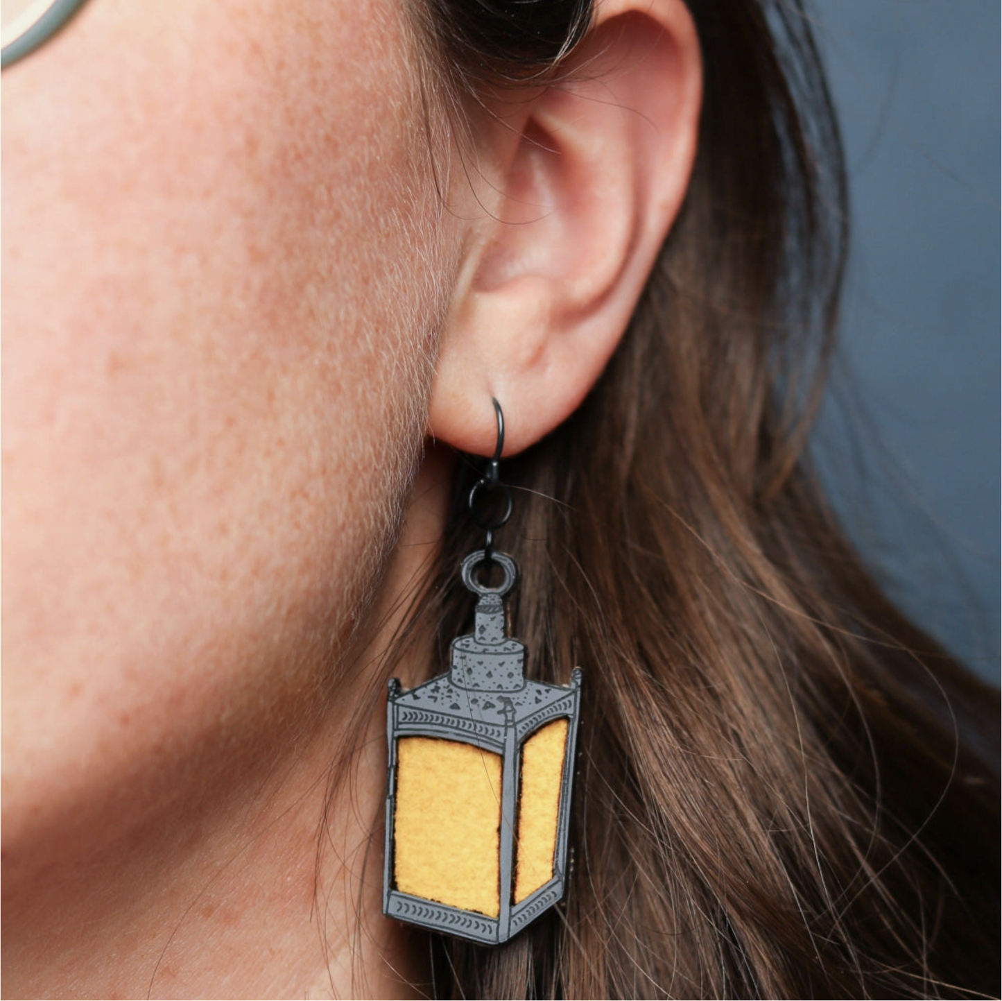 Old North Lantern Two If By Sea Earrings