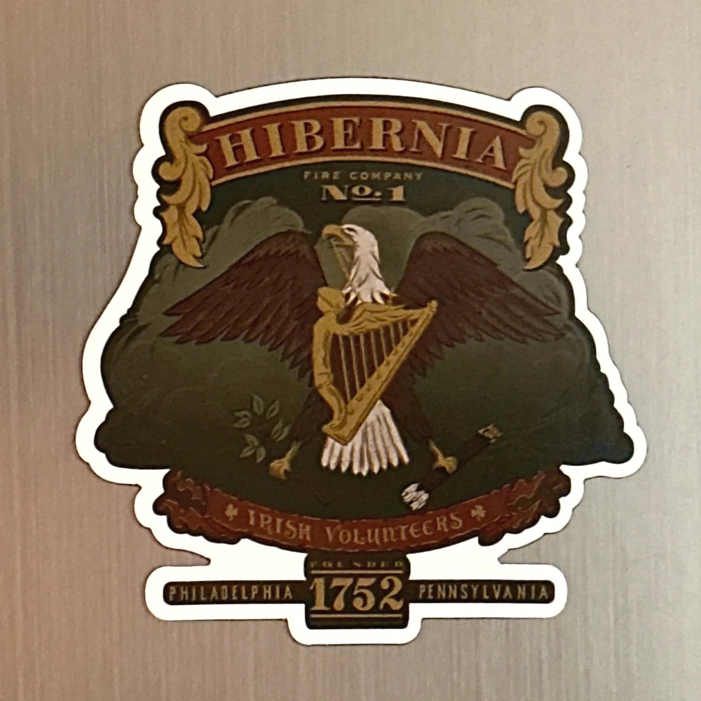 Irish Volunteers - Hibernia Fire Company Magnet