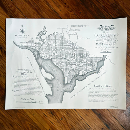 1792 Washington D.C. Map