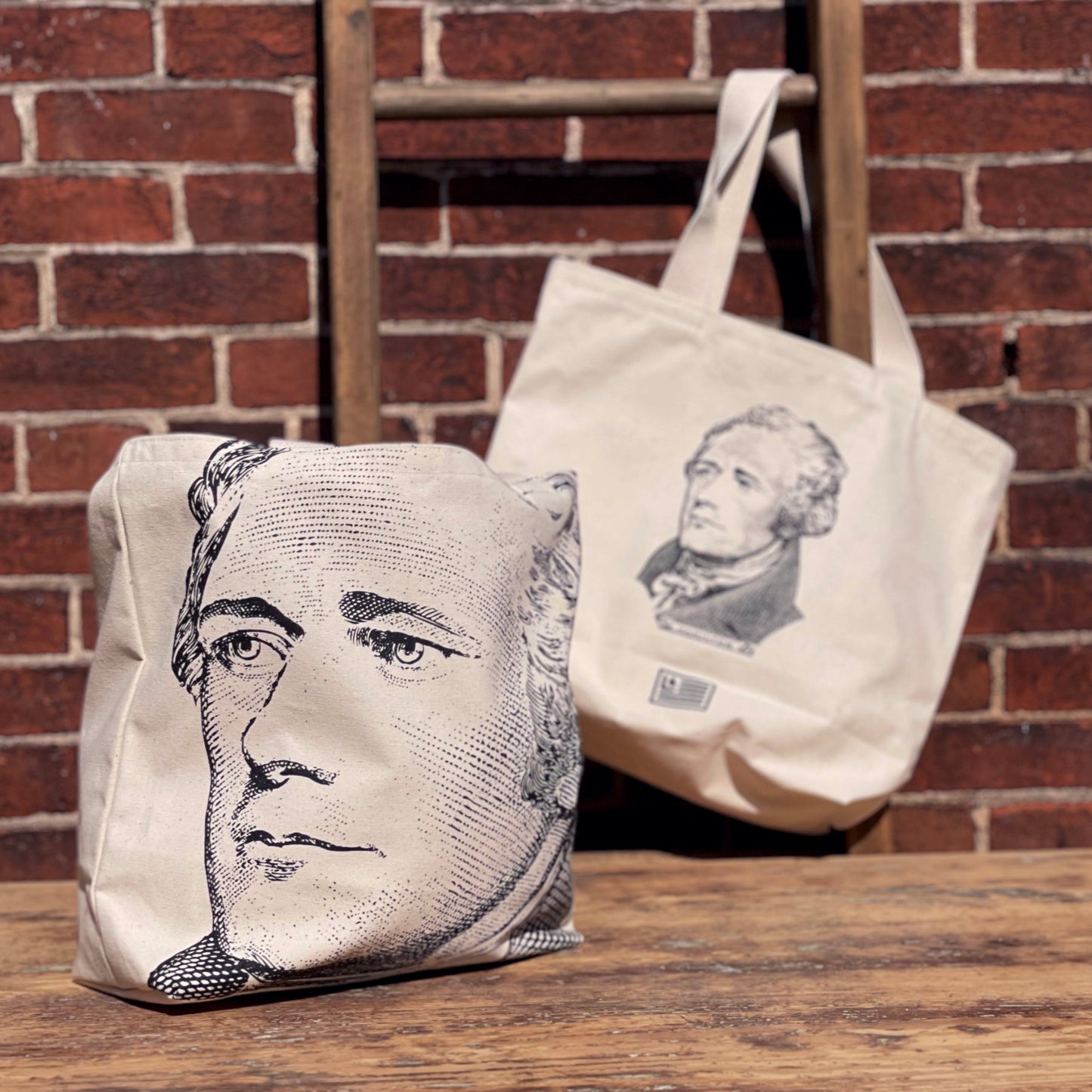 Alexander Hamilton Canvas Tote