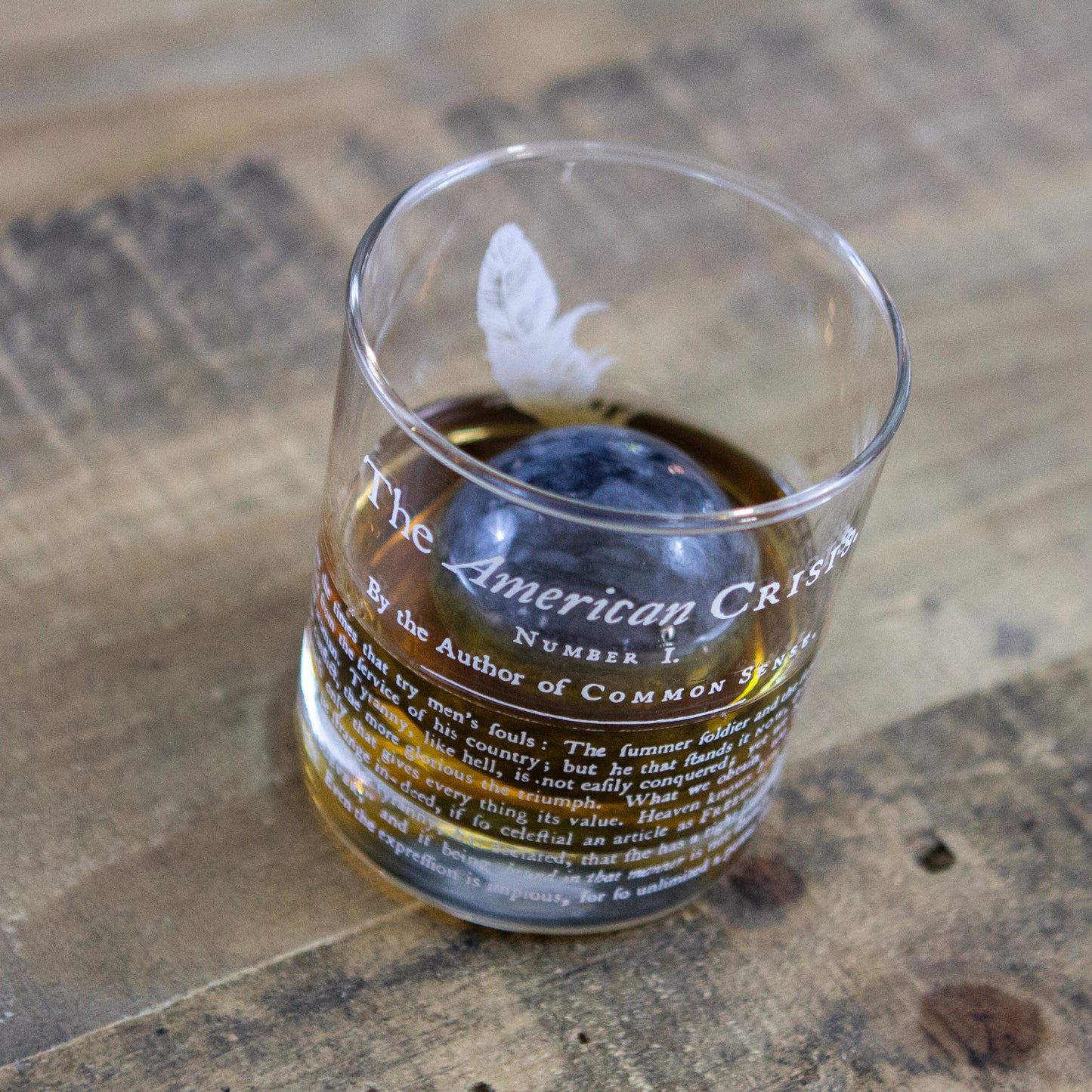 The American Crisis Whiskey Glass