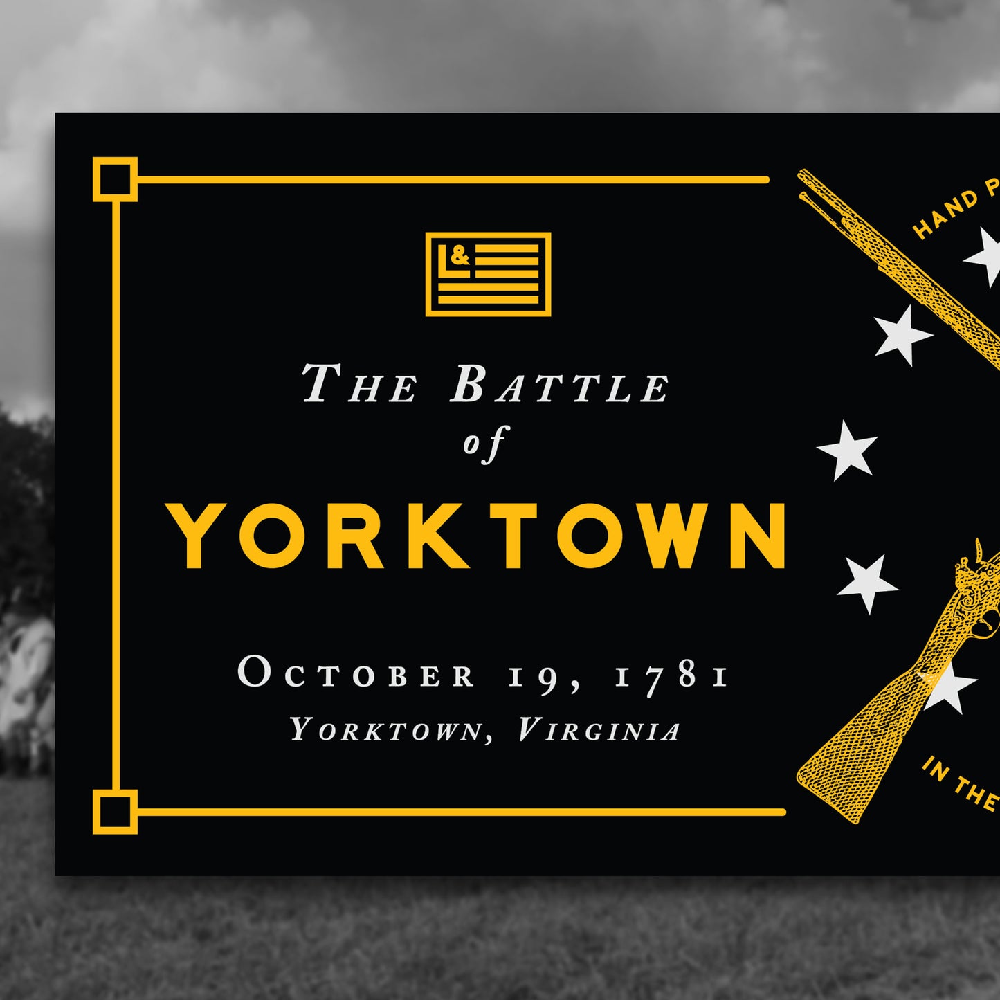 Battle of Yorktown Candle