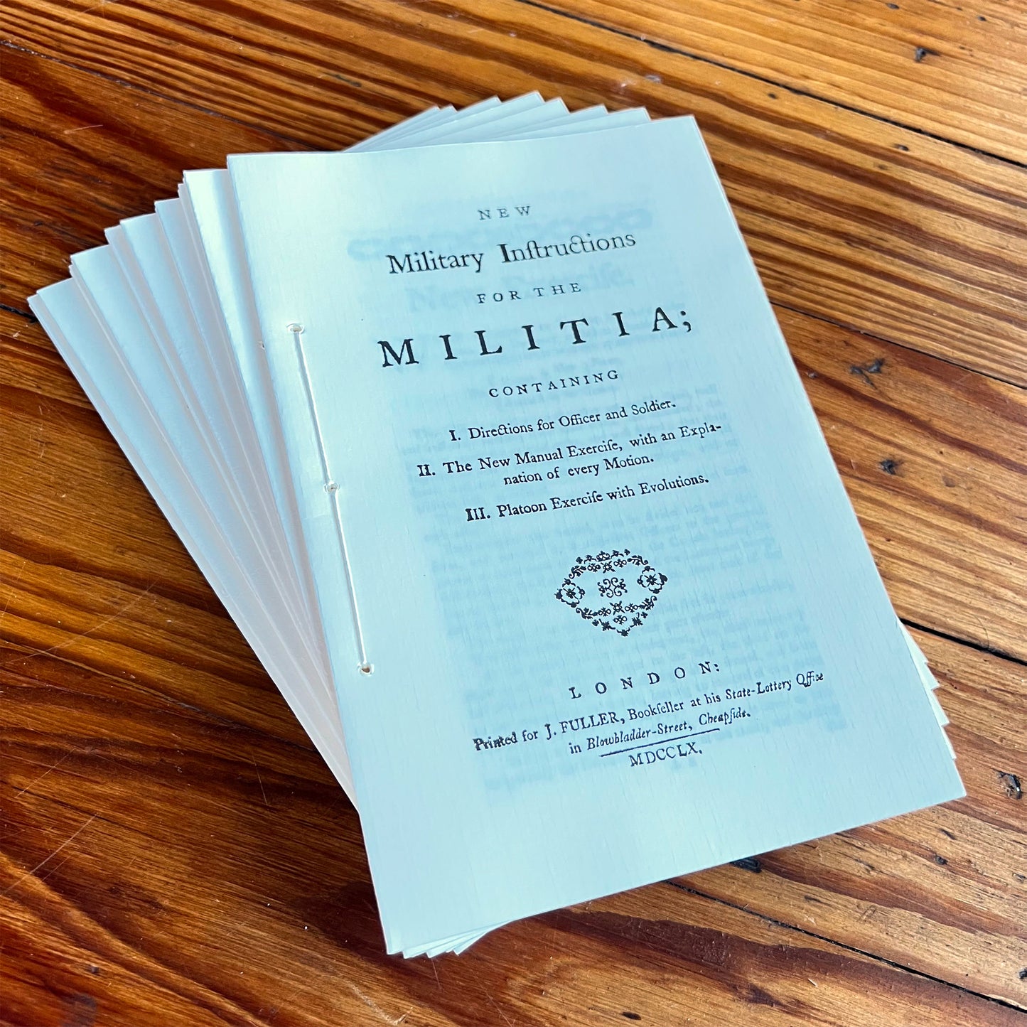 New Military Instructions for the Militia Pamphlet (d.1760)