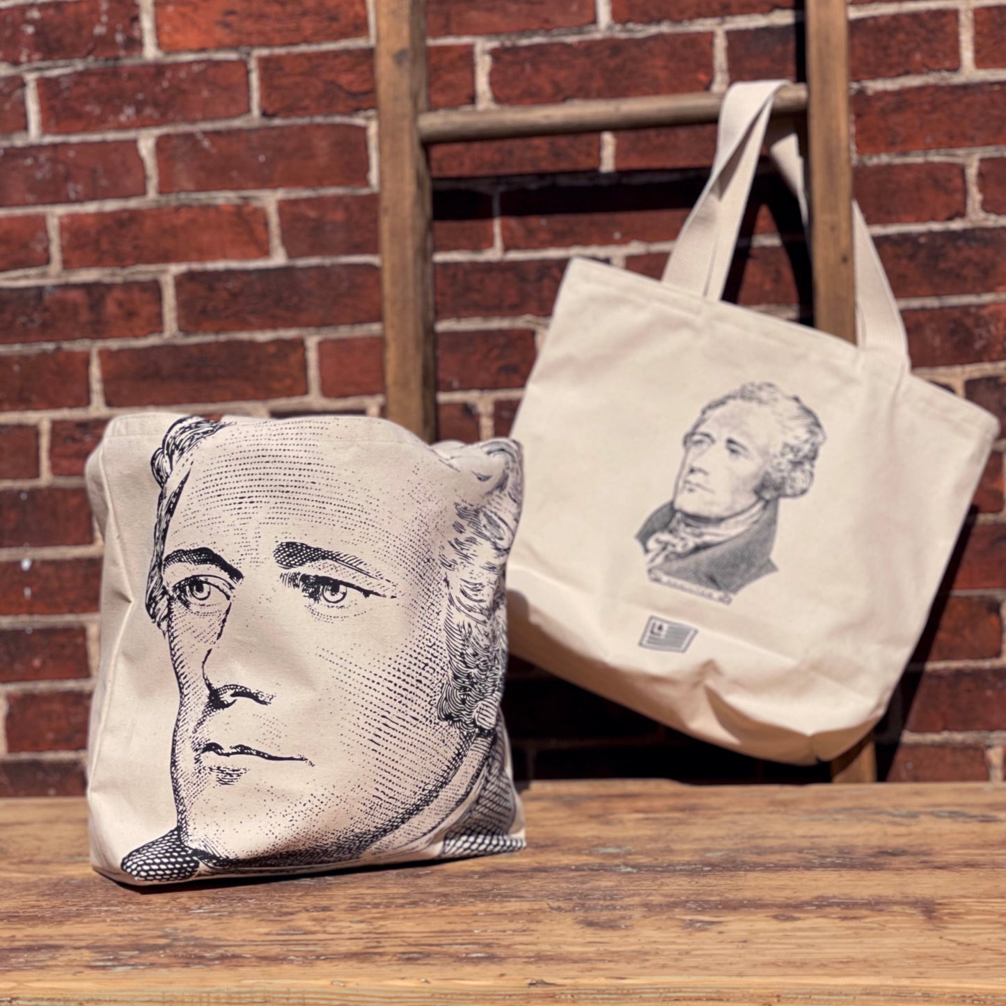 Alexander Hamilton Canvas Tote