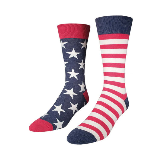 Stars & Stripes Patriotic American Flag Socks