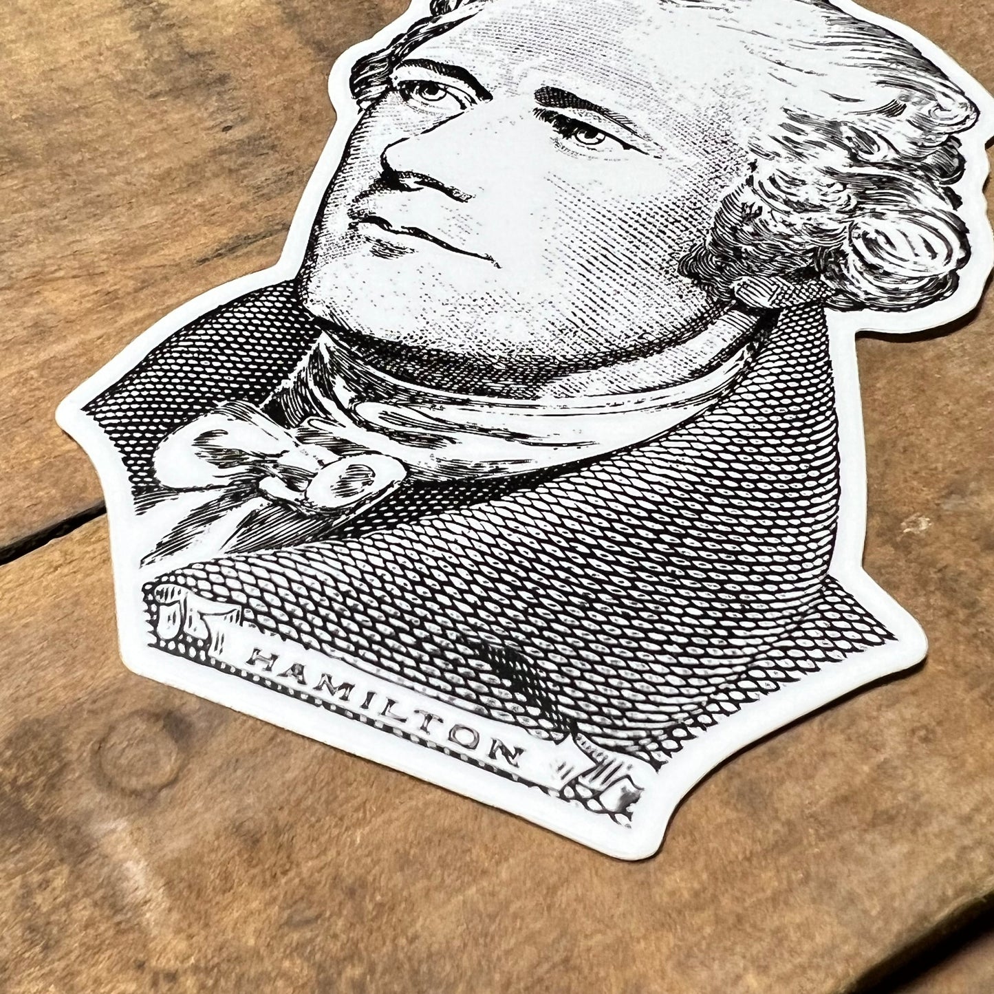 Alexander Hamilton Engraving Sticker