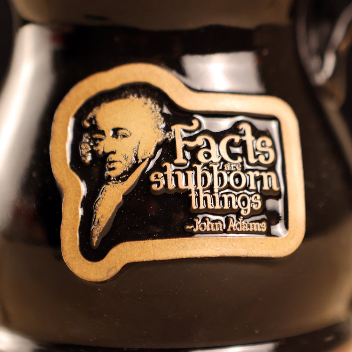 John Adams "Facts are Stubborn Things" Stoneware Mug