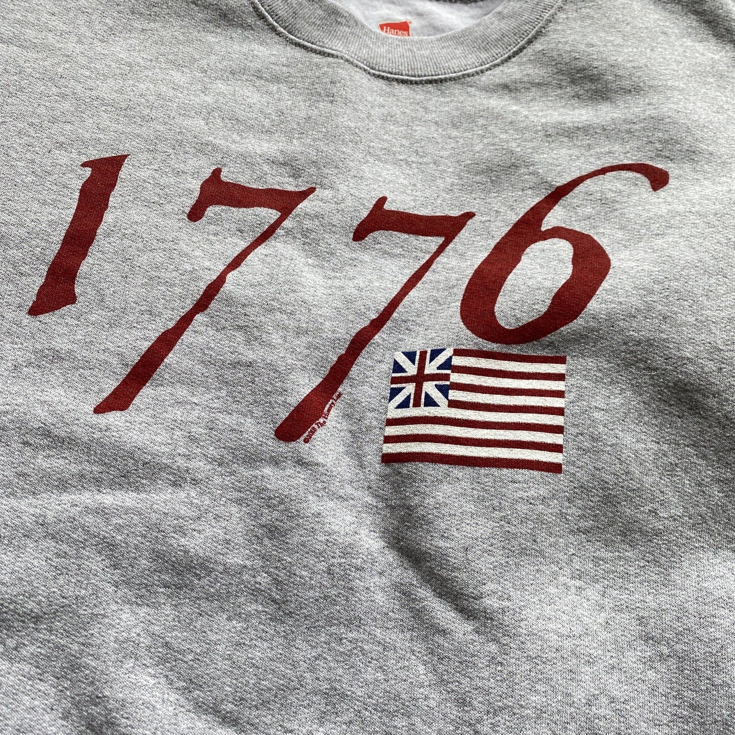 1776 with the Grand Union Flag Crewneck Sweatshirt