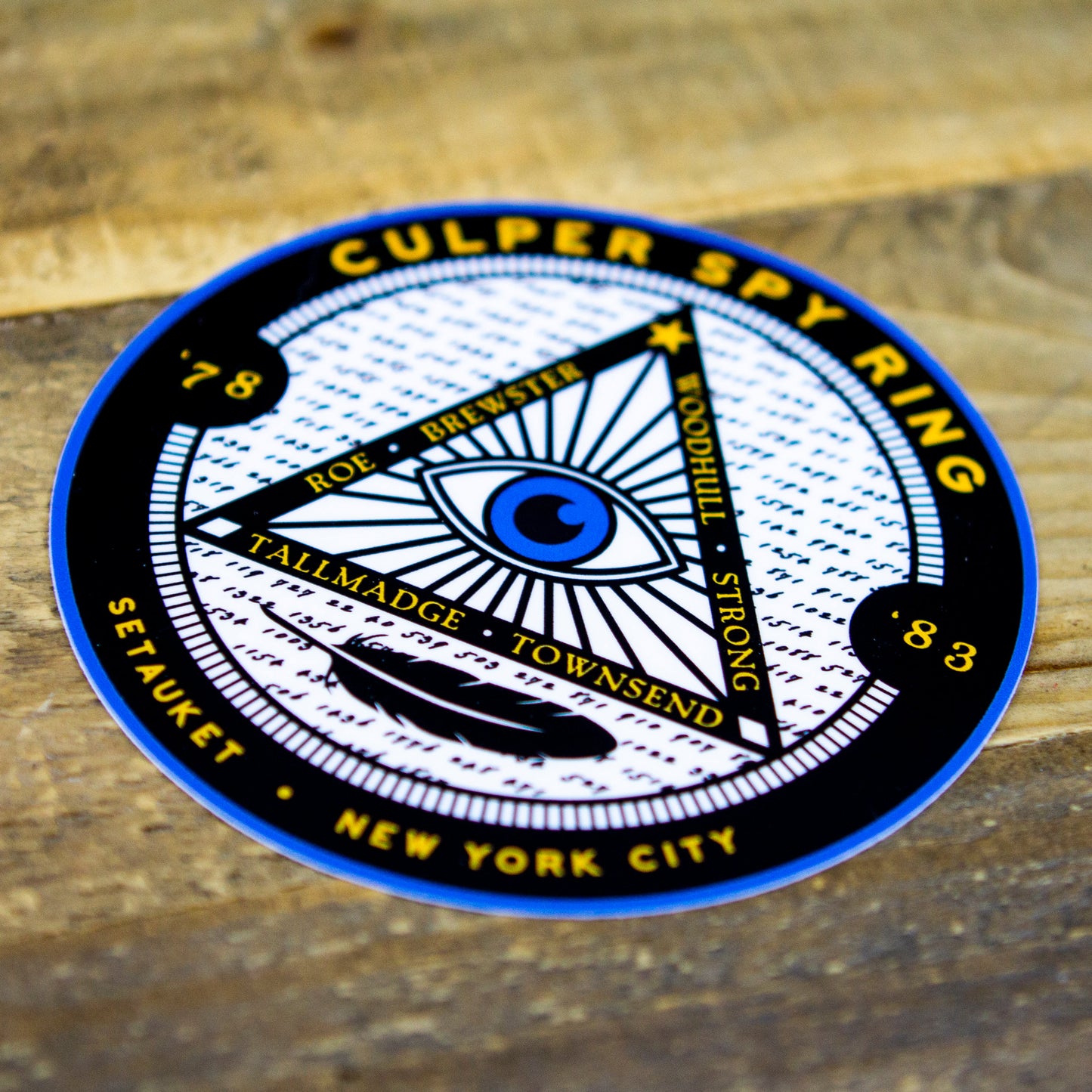 Culper Spy Ring Sticker