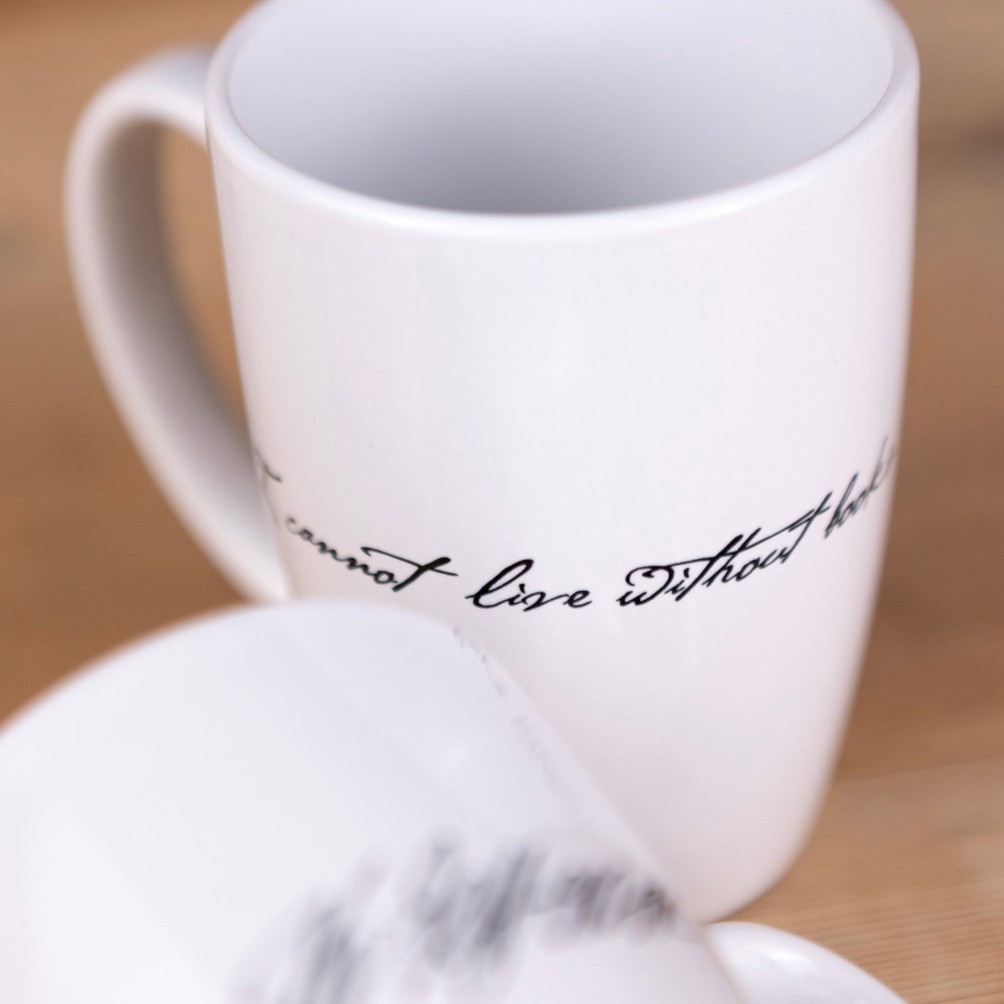 Thomas Jefferson "I Cannot Live Without Books" Mug