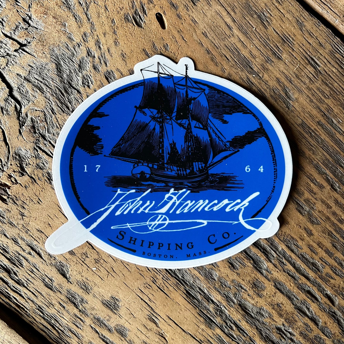 John Hancock Shipping Co. Sticker