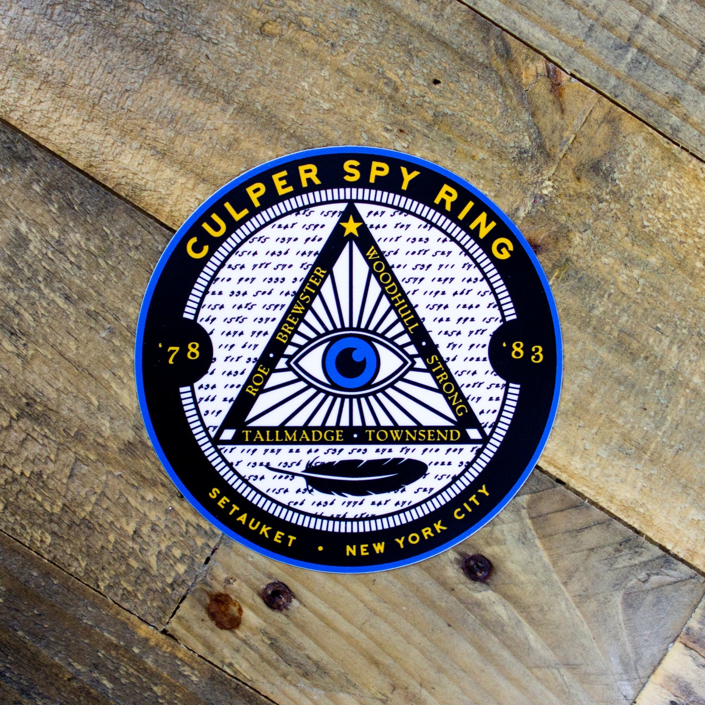 Culper Spy Ring Sticker