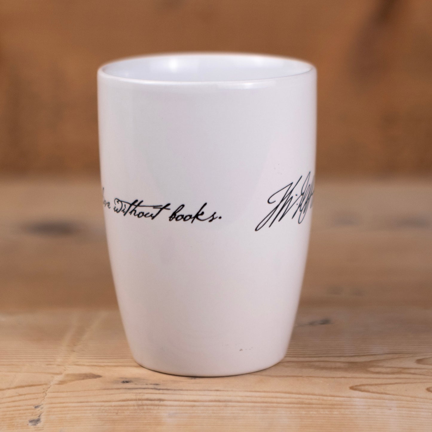 Thomas Jefferson "I Cannot Live Without Books" Mug