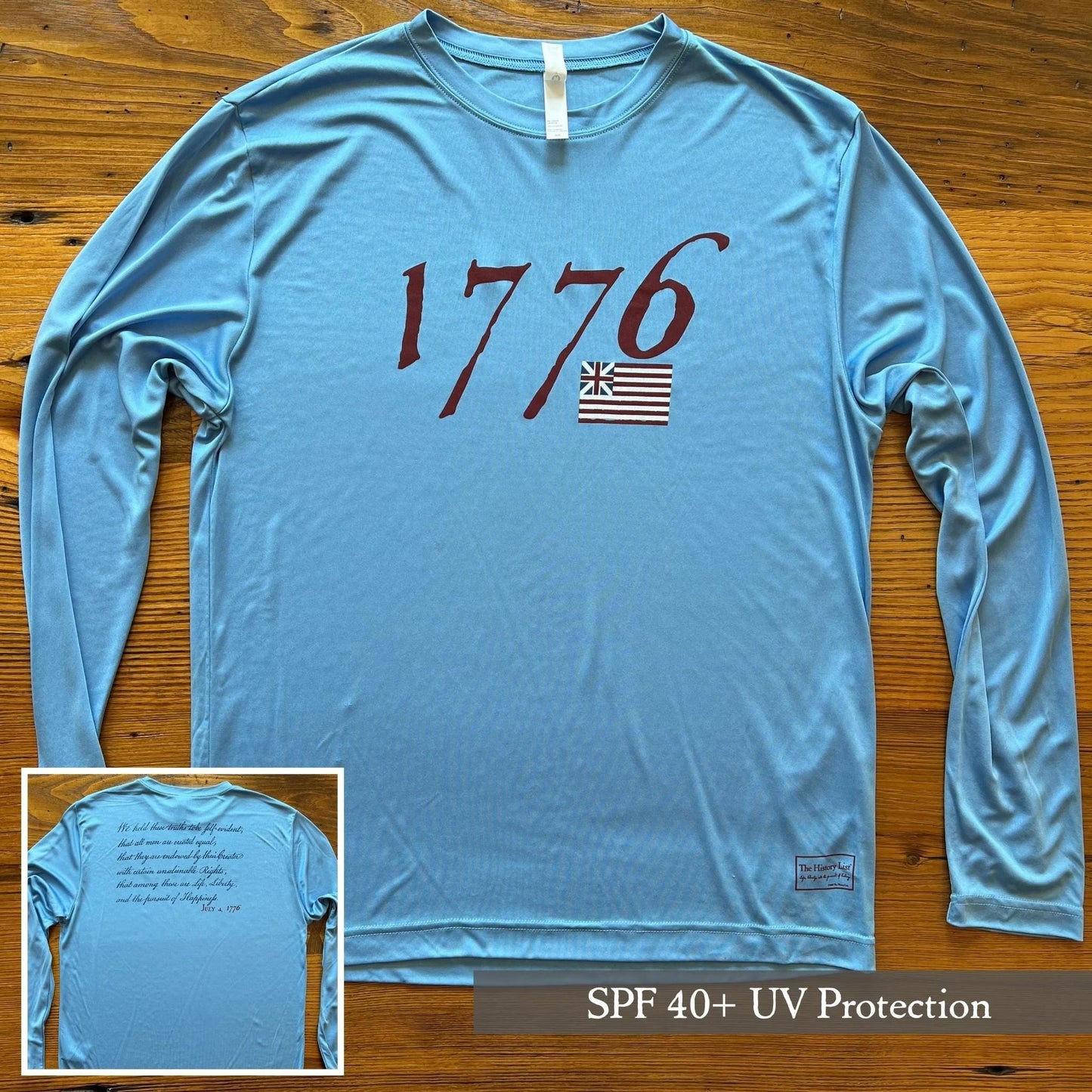 "We hold these truths - July 4, 1776” SPF 40+ UV protection Long-sleeved Shirt