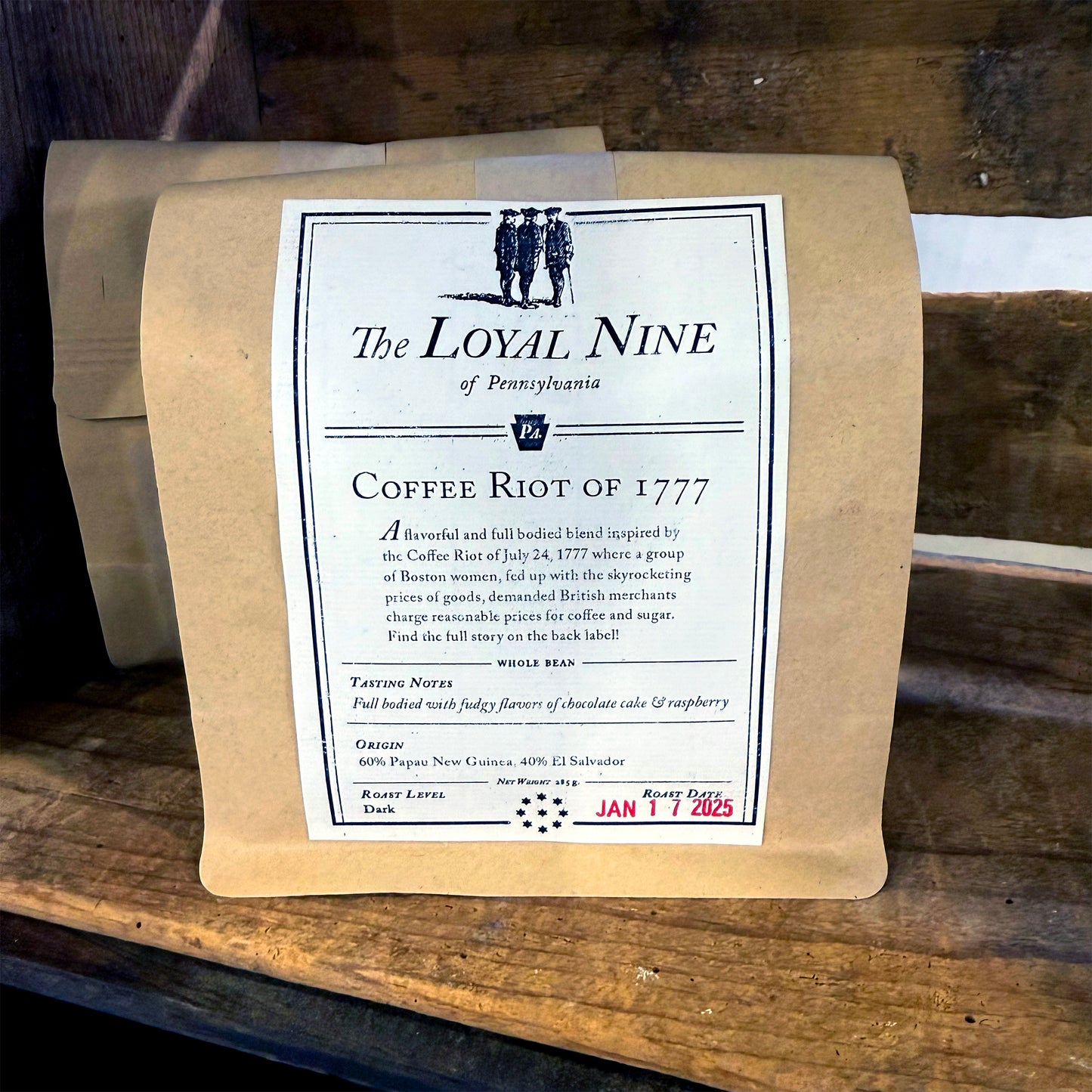 Loyal Nine Coffee Riot of 1777 Roast Coffee