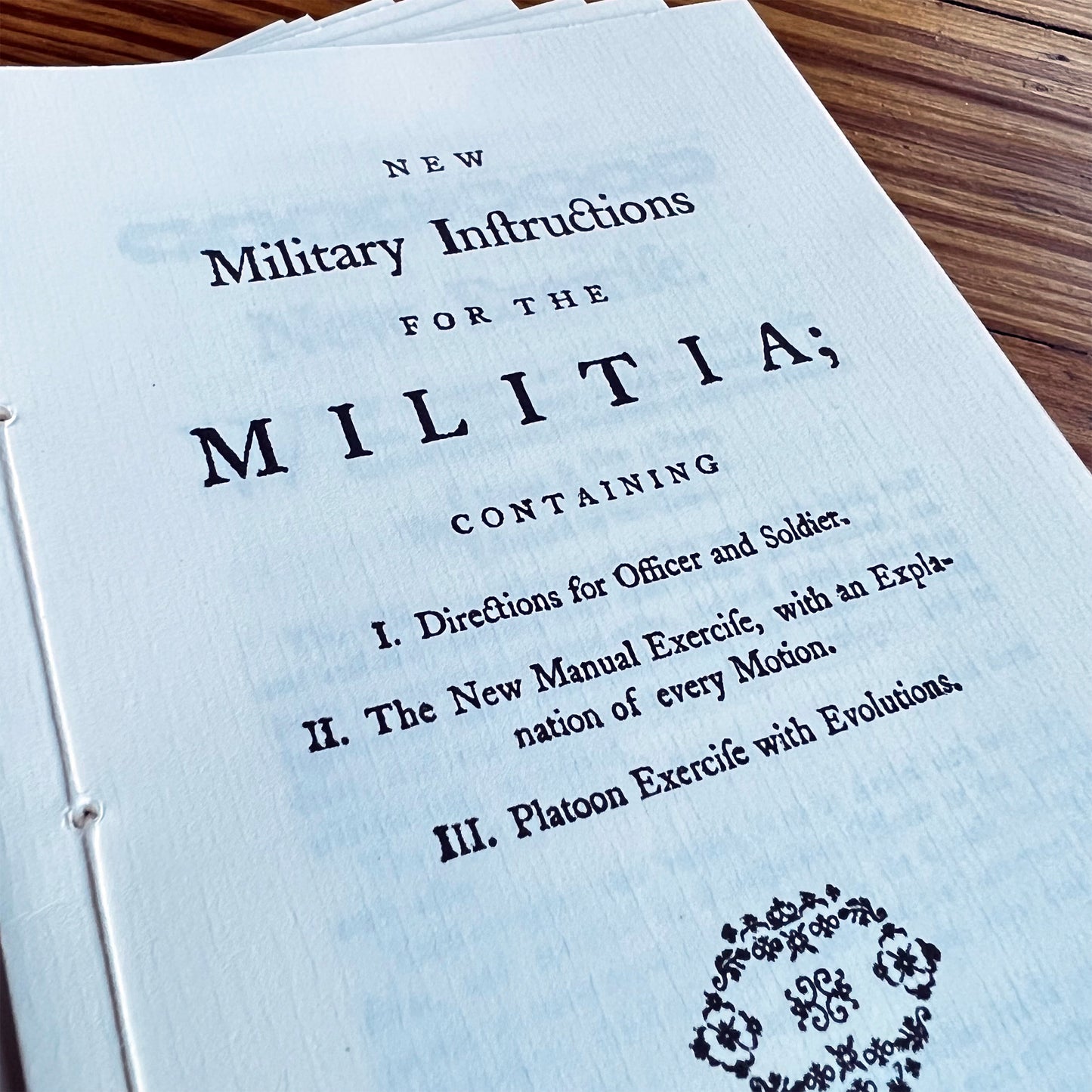 New Military Instructions for the Militia Pamphlet (d.1760)