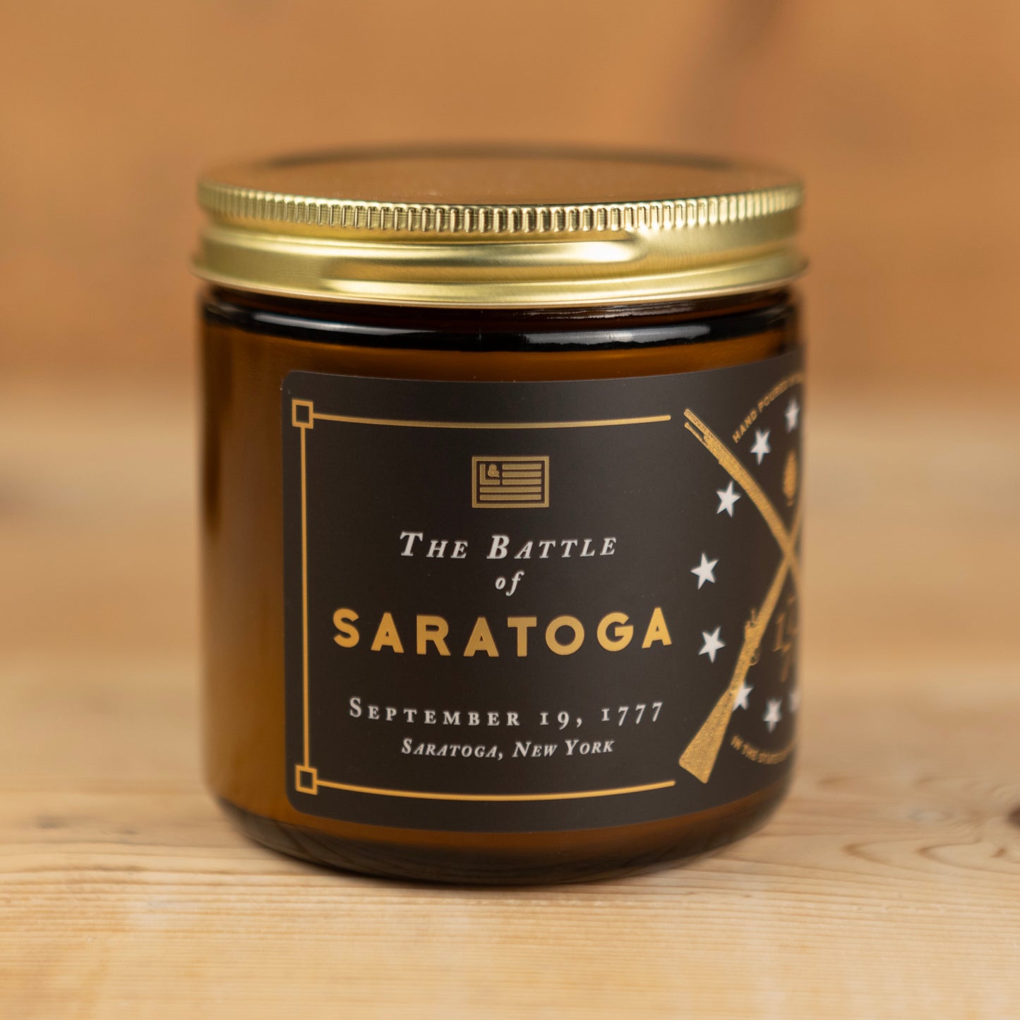 Battle of Saratoga Candle