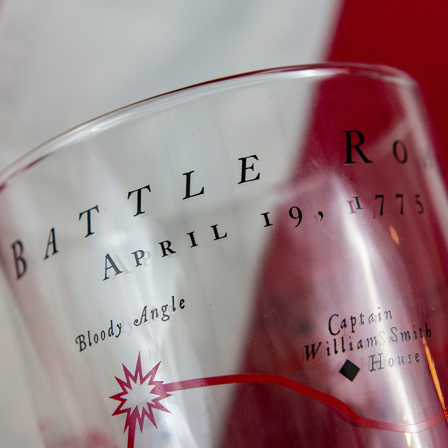 Battle Road Whiskey Glass