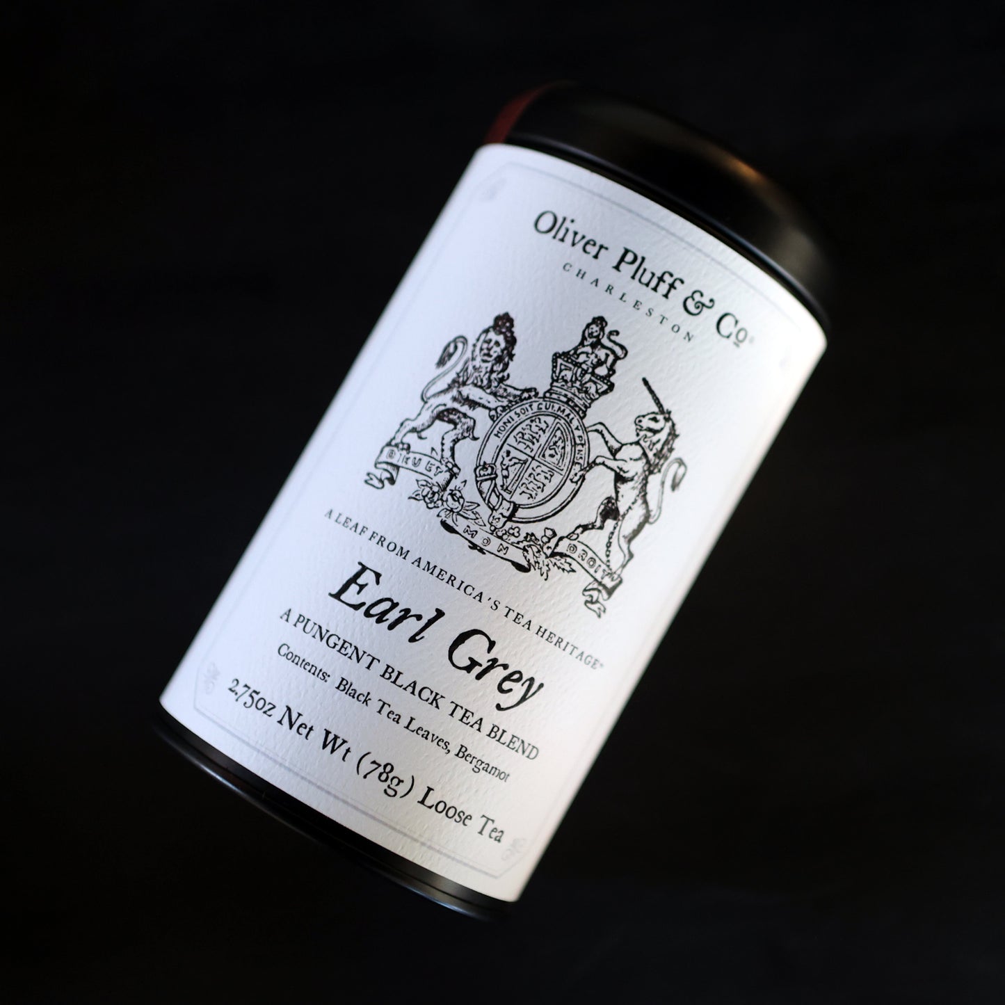 Oliver Pluff & Co Earl Grey Tea - Loose Tea in Signature Tea Tin