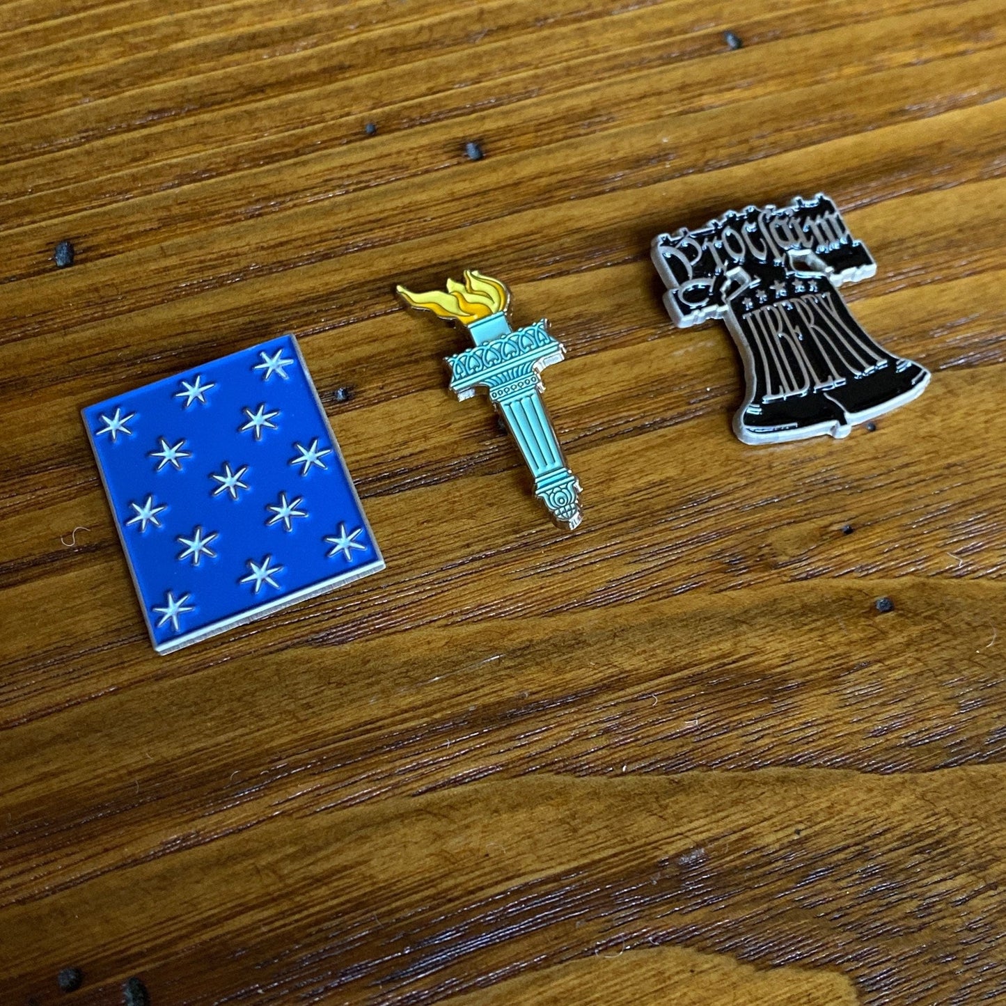 "Proclaim Liberty" Pin Set (Set of 3)