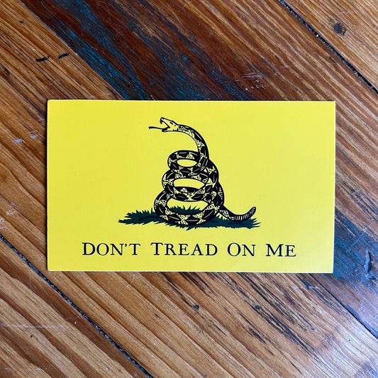 Gadsden Don't Tread on Me Flag Sticker