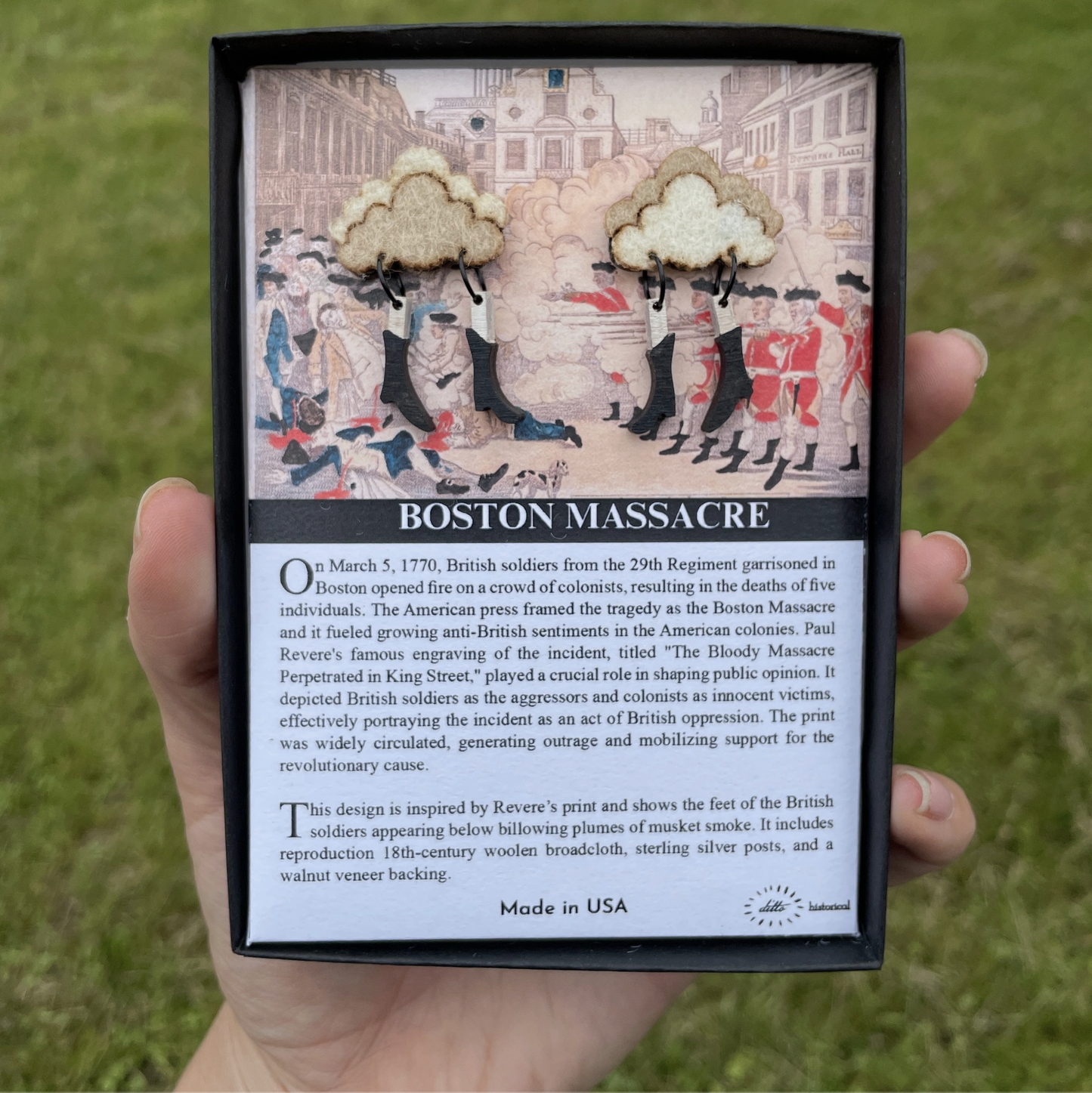 Boston Massacre Earrings