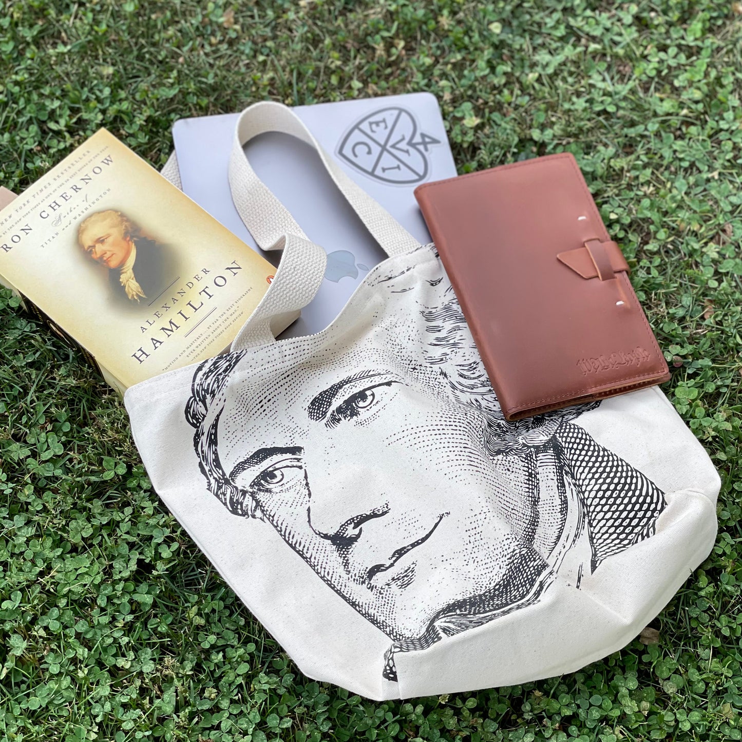 Alexander Hamilton Canvas Tote