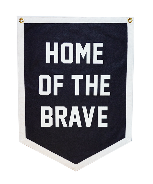 Home of the Brave Camp Flag