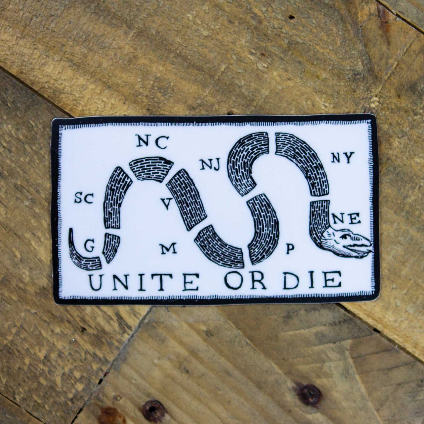 Unite or Die Sticker