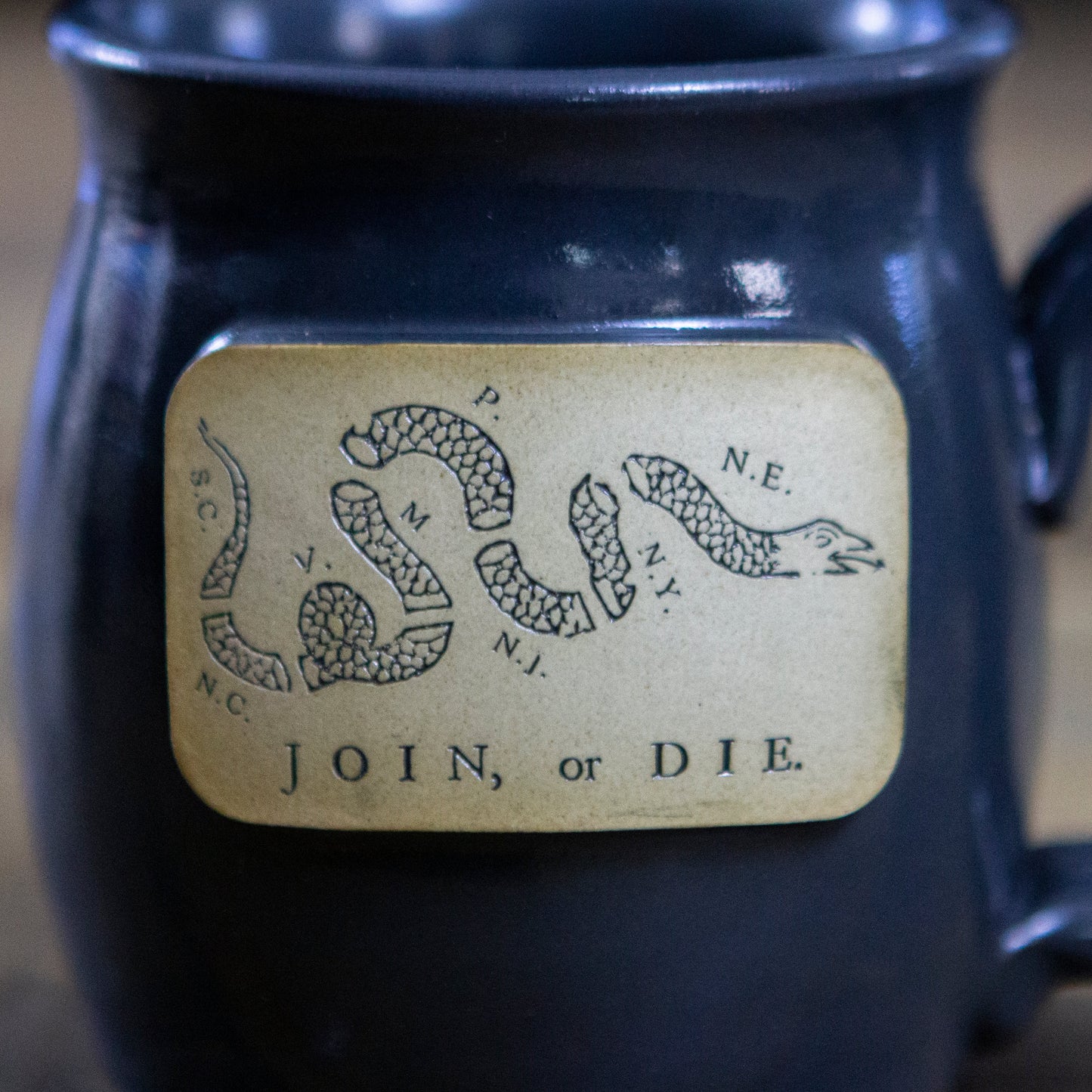 Join, or Die Stoneware Mug