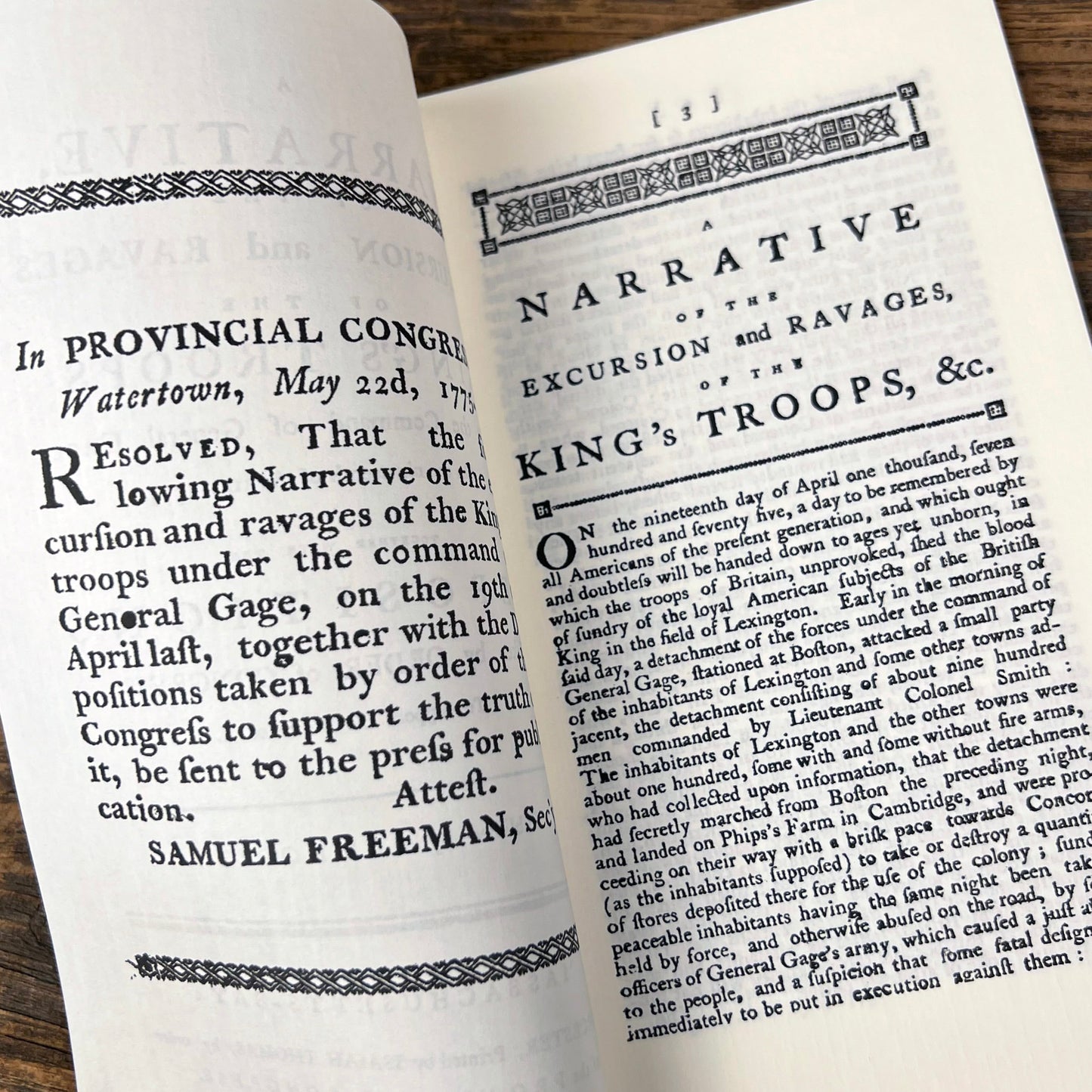 A Narrative, of the Excursions and Ravages of the King's Troops Pamphlet (d. 1775)