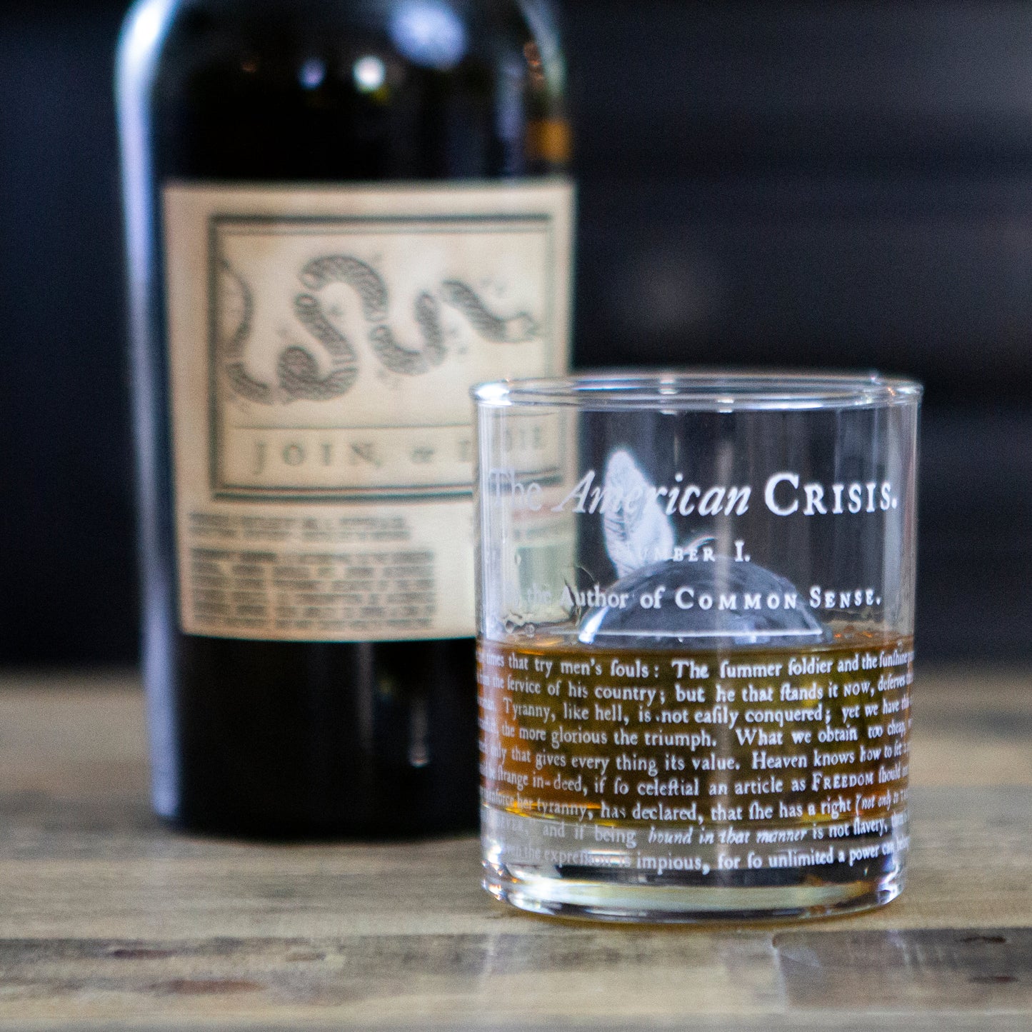 The American Crisis Whiskey Glass