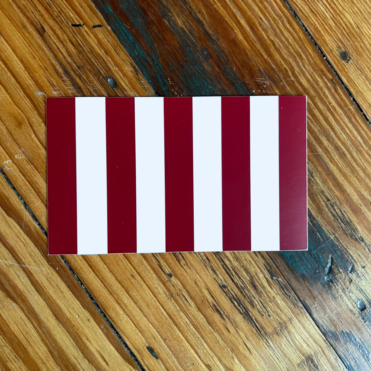 Rebellious Stripes Flag Sticker