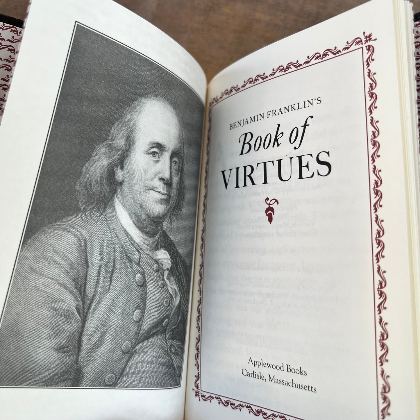 Benjamin Franklin's Book of Virtues