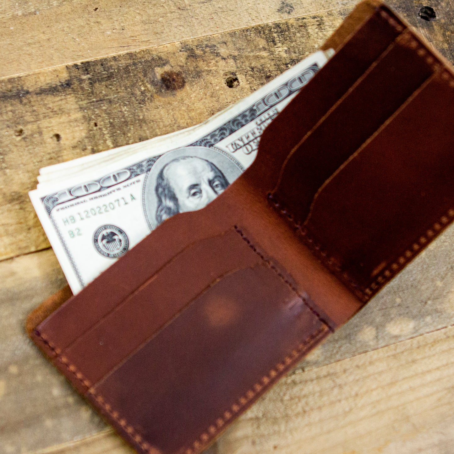 Unite or Die Leather Wallet