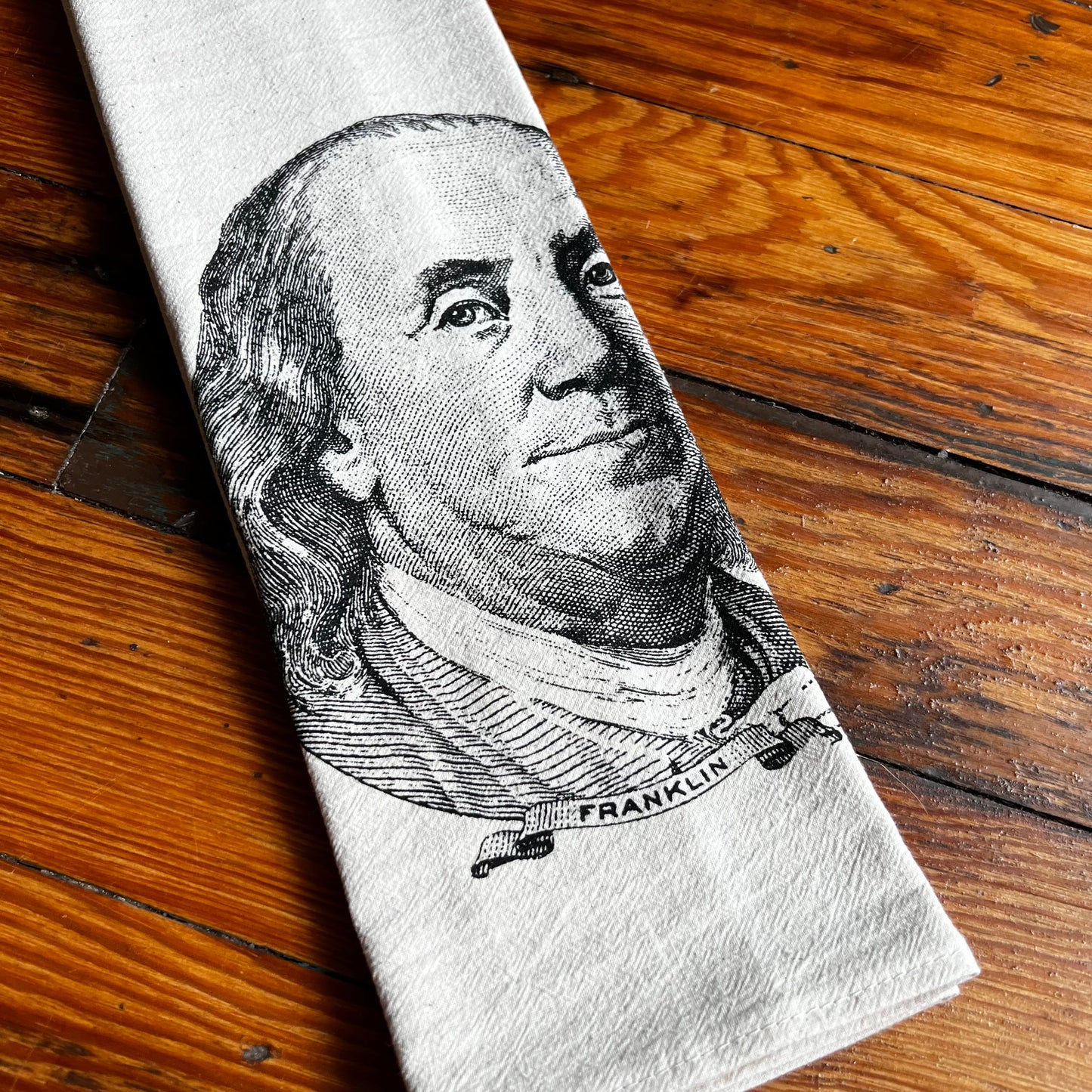 Benjamin Franklin Tea Towel