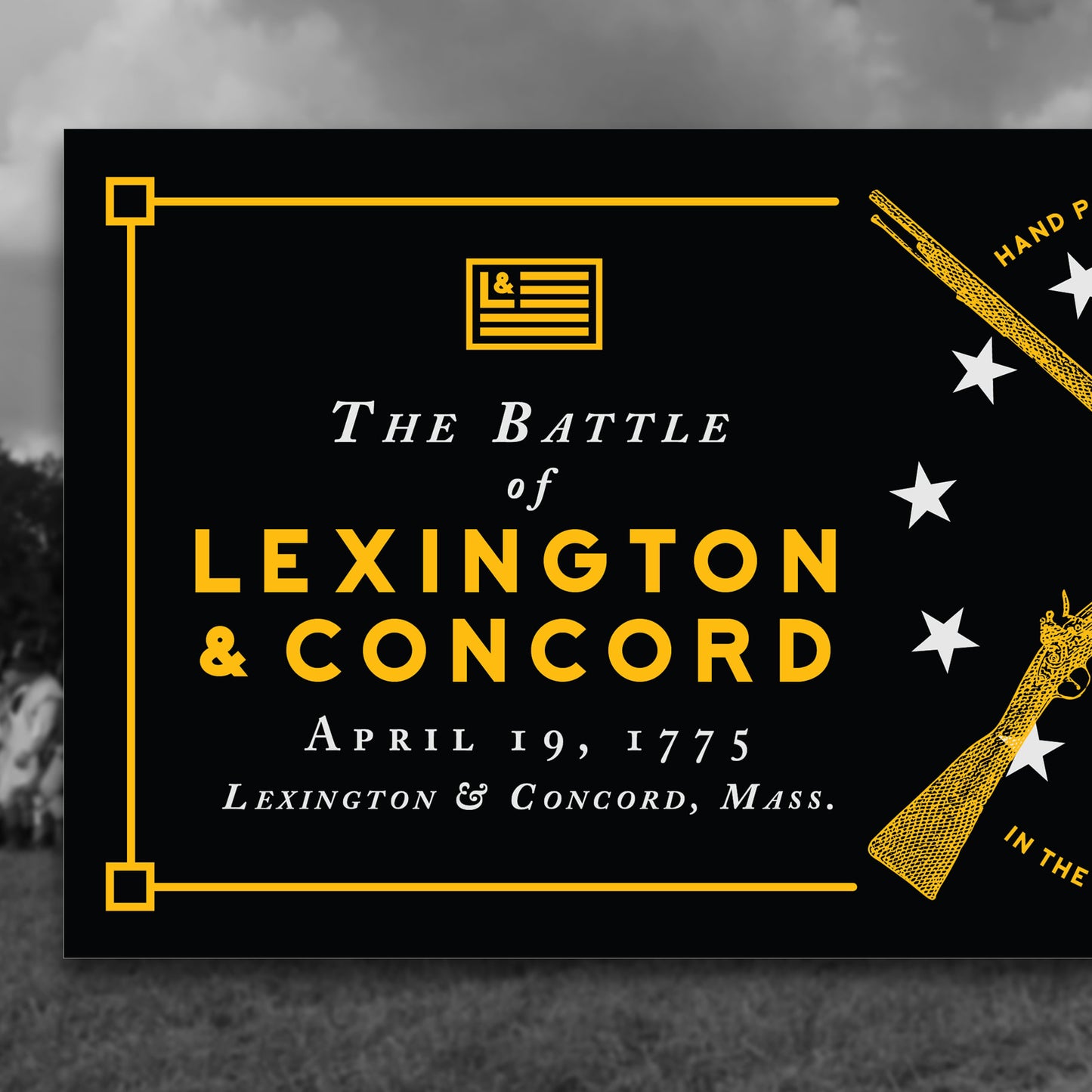 Battle of Lexington & Concord Candle