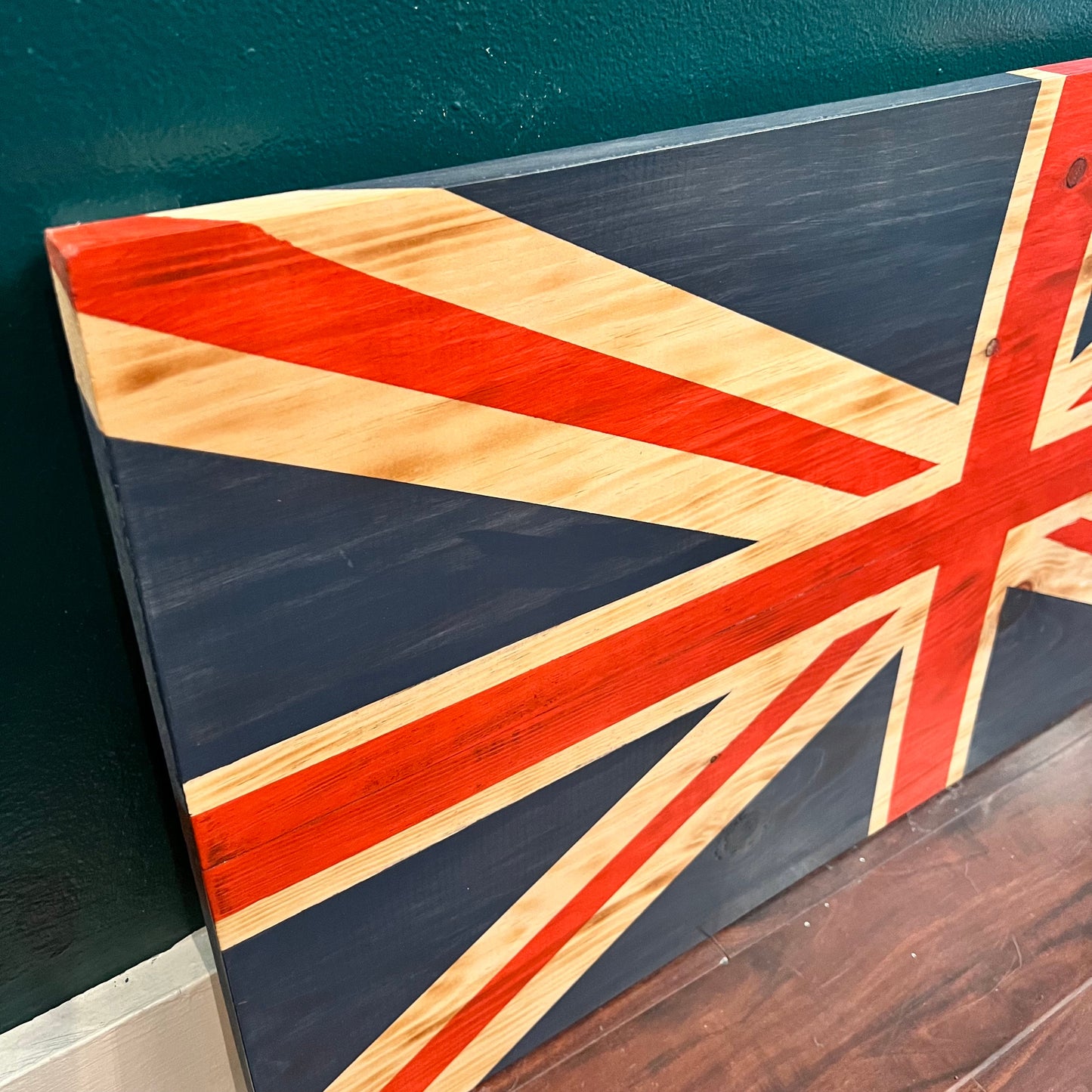 King's Colors Wooden Flag by Emerald Flag