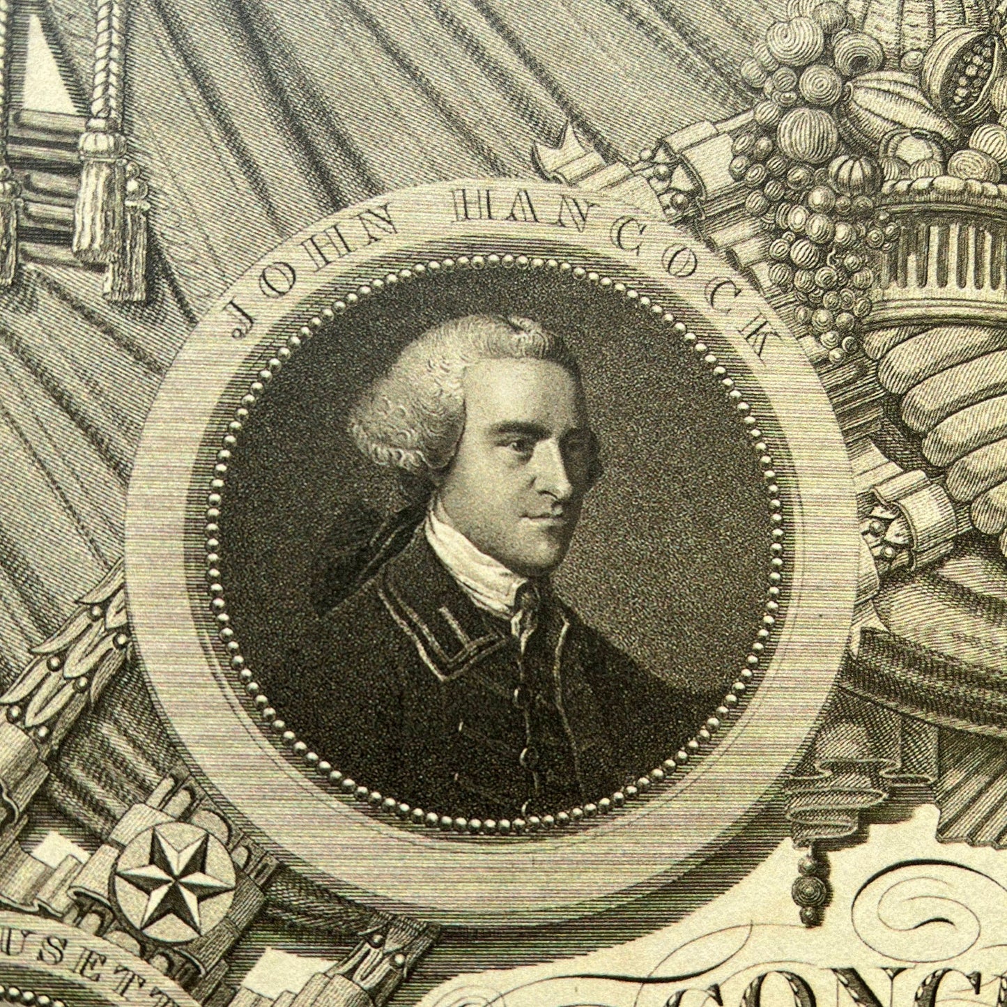 "Declaration of Independence" Engraving Print by John Binns