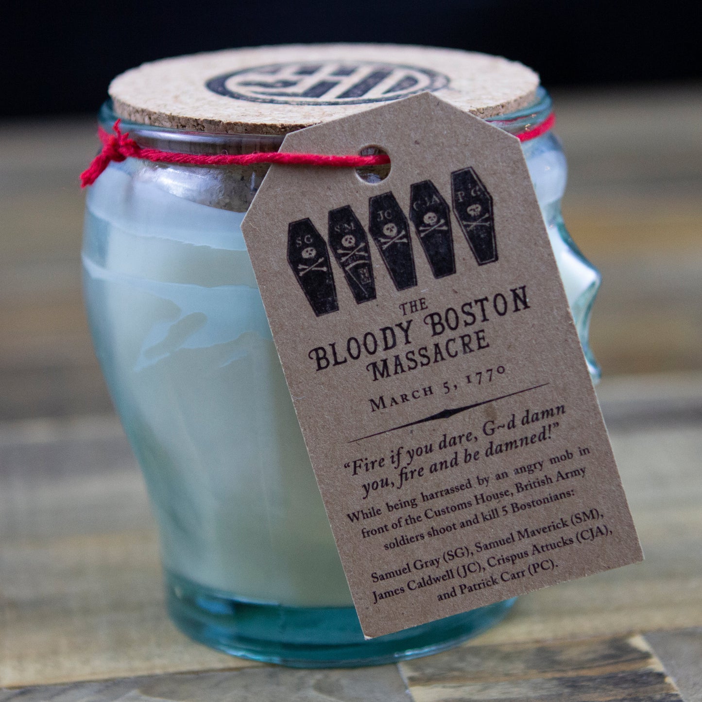 Bloody Boston Massacre Candle