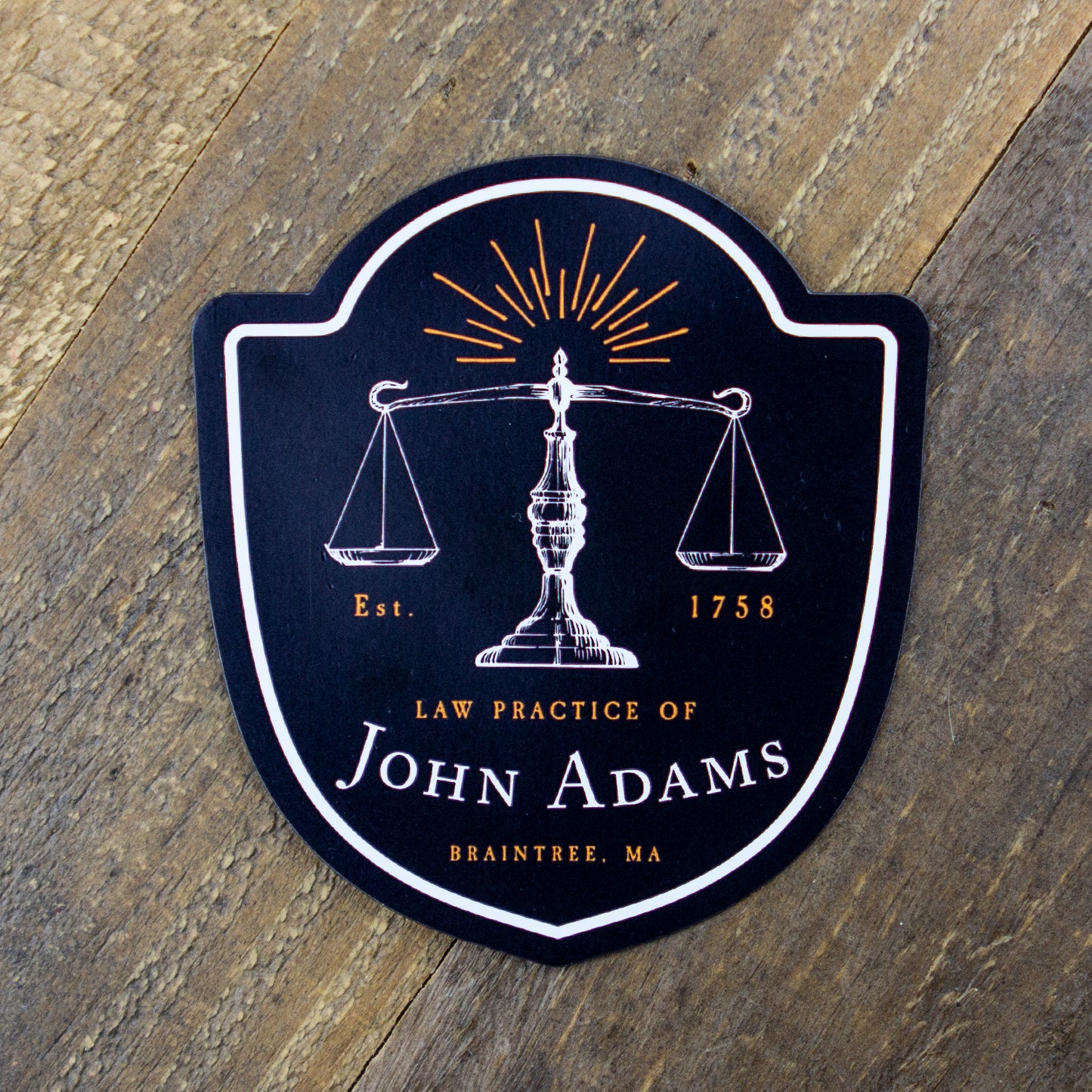 John Adams Law Practice Sticker