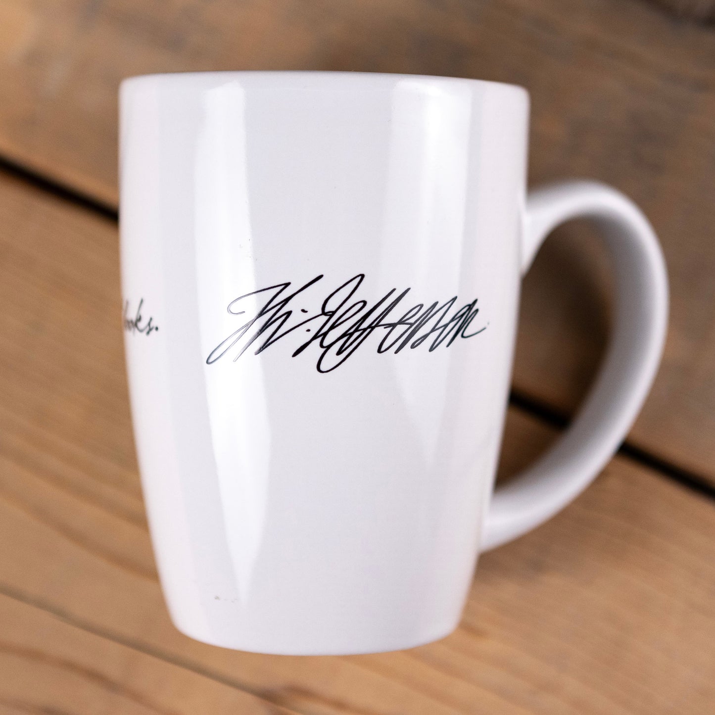 Thomas Jefferson "I Cannot Live Without Books" Mug