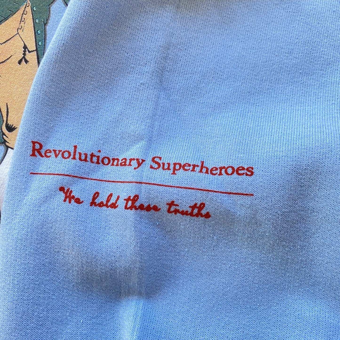 Revolutionary Superheroes with George Washington Hooded Sweatshirt