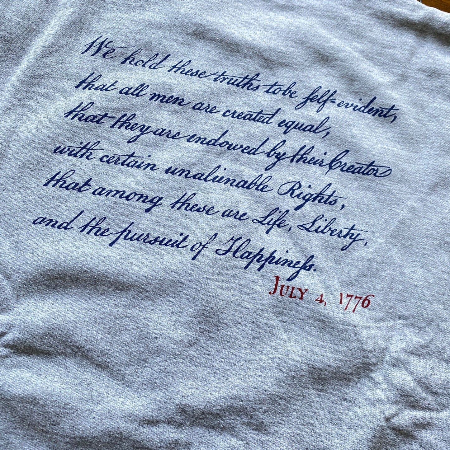 1776 with the Grand Union Flag Crewneck Sweatshirt