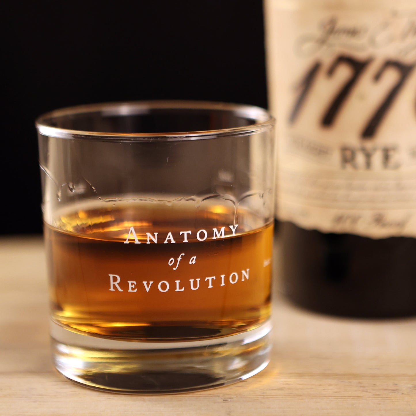 An Anatomy of a Revolution Whiskey Glass