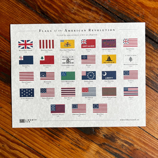 Flags of the American Revolution Print