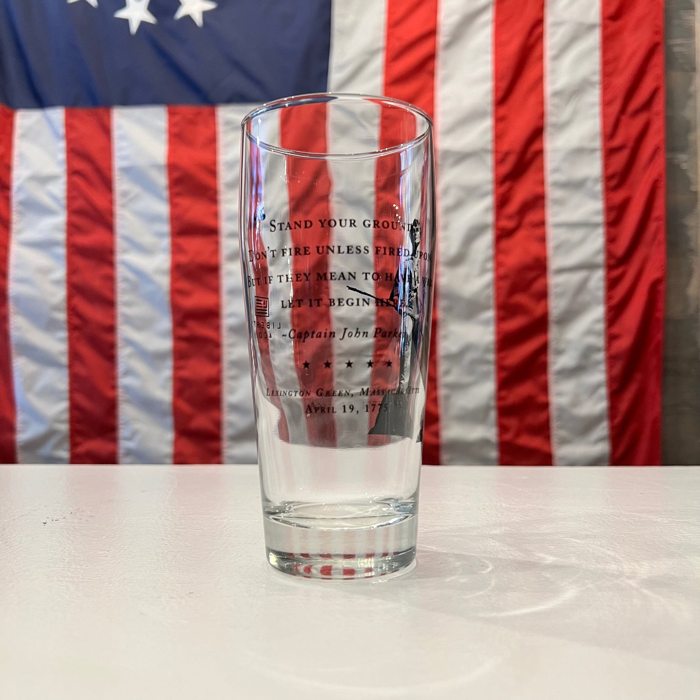 Lexington Battle Green 16 oz. Pint Glass