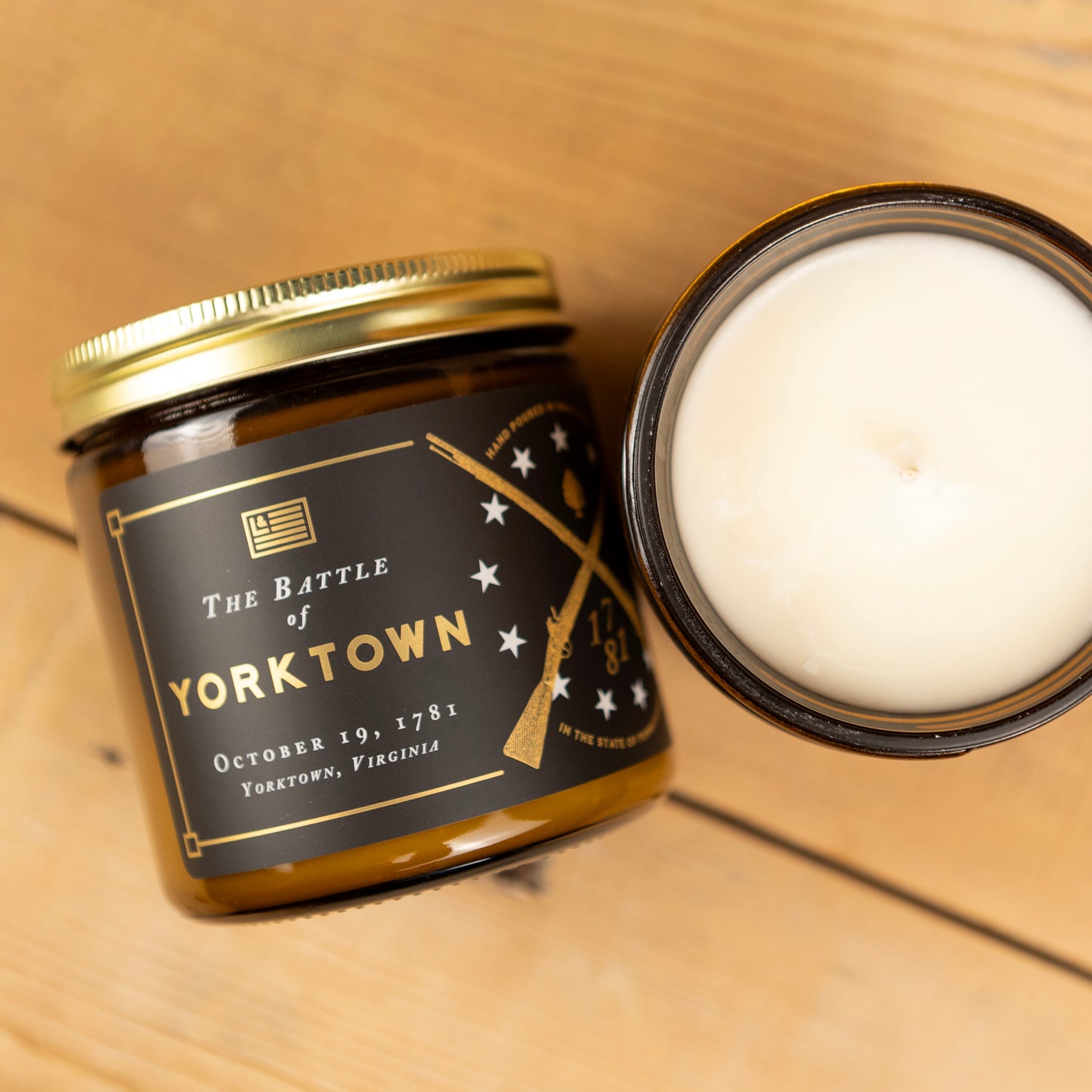 Battle of Yorktown Candle