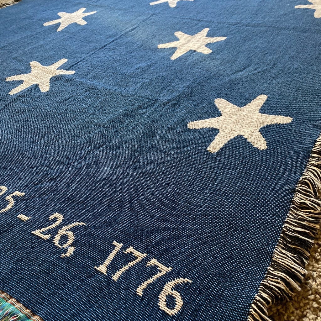 "Victory" George Washington Headquarters Flag Woven Blanket - Made in America