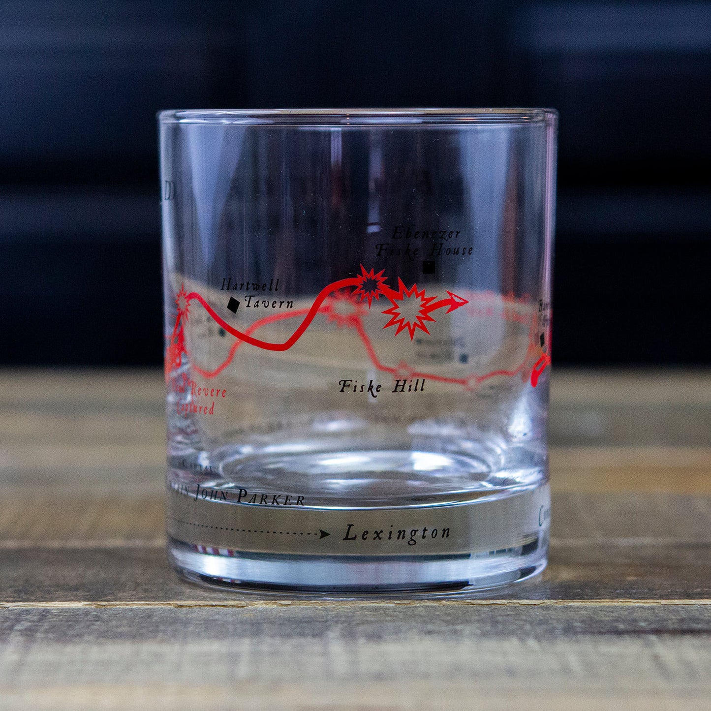 Battle Road Whiskey Glass